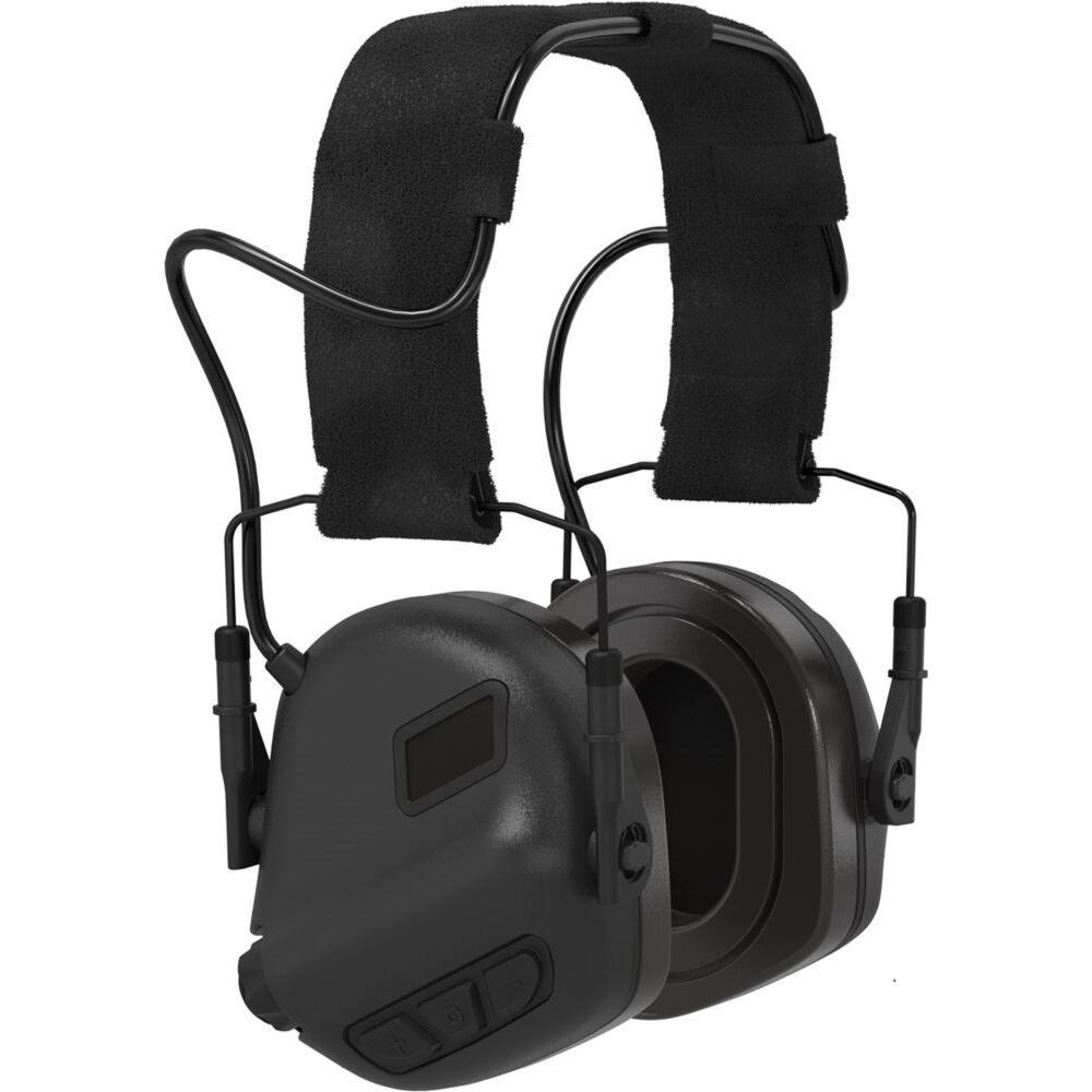 Earmor M31 PLUS Electronic Earmuffs - Tactical Black 1 Spika Trigger Light - 3000 Lumens - Black