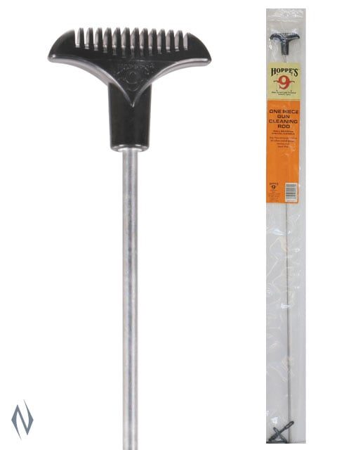 HOPPES BENCHREST CLEANING ROD 1 PC STAINLESS UNIVERSAL RIFLE / SHOTGUN 34" 1 HOPPES BENCHREST CLEANING ROD 1 PC STAINLESS UNIVERSAL RIFLE / SHOTGUN 34"