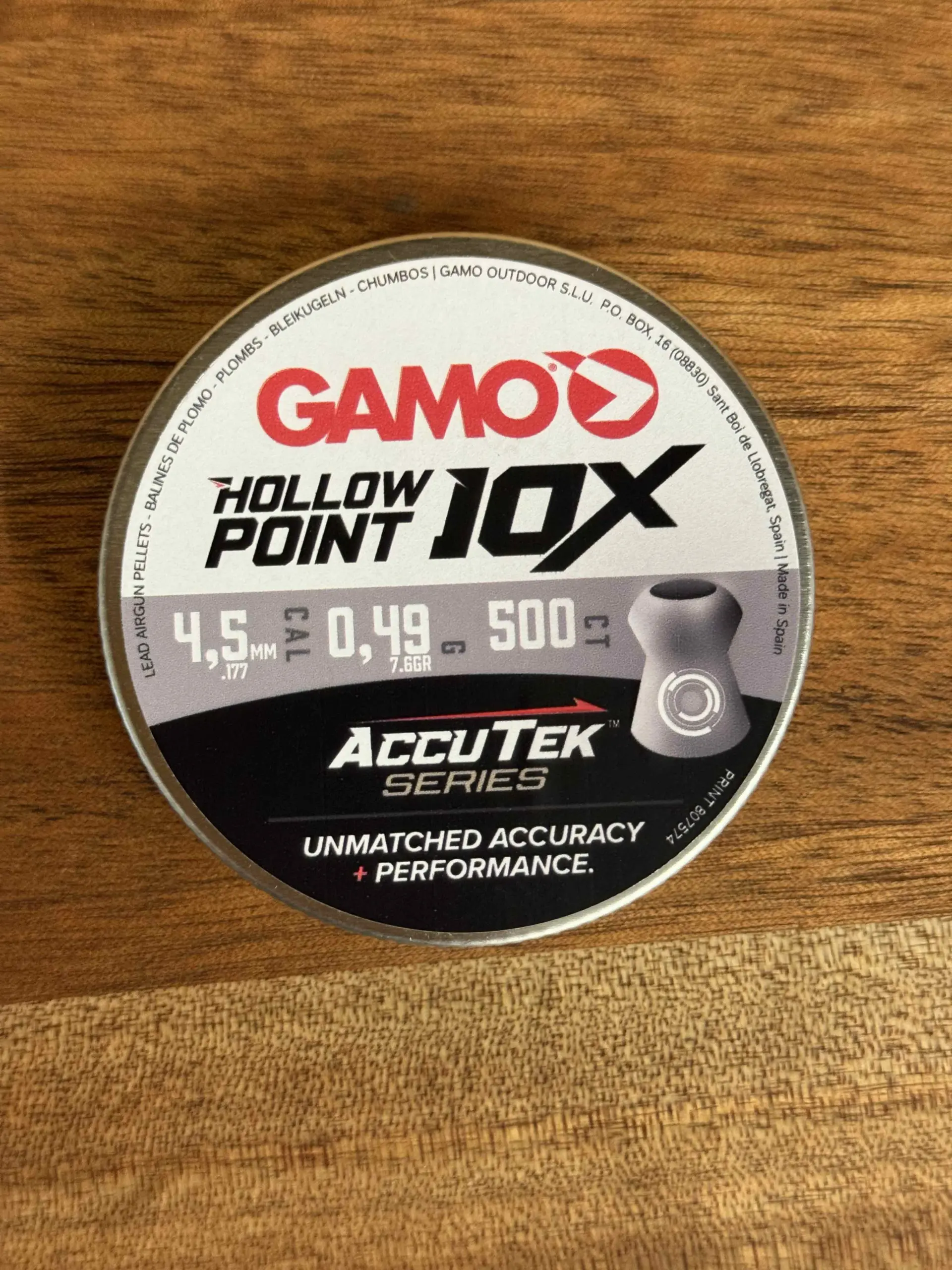 GAMO ACCUTEK 10X HOLLOW POINT .177 1 Gamoaccutek177