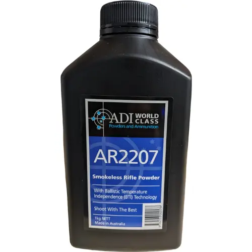ADI AR2207 Smokeless Rifle Powder - 1KG 1 ADI AR2207 Smokeless Rifle Powder - 1KG