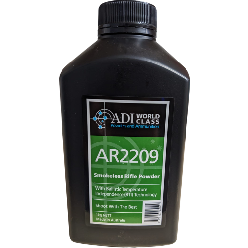 ADI AR2209 Smokeless Rifle Powder - 1KG 1 ADI AR2209 Smokeless Rifle Powder - 1KG
