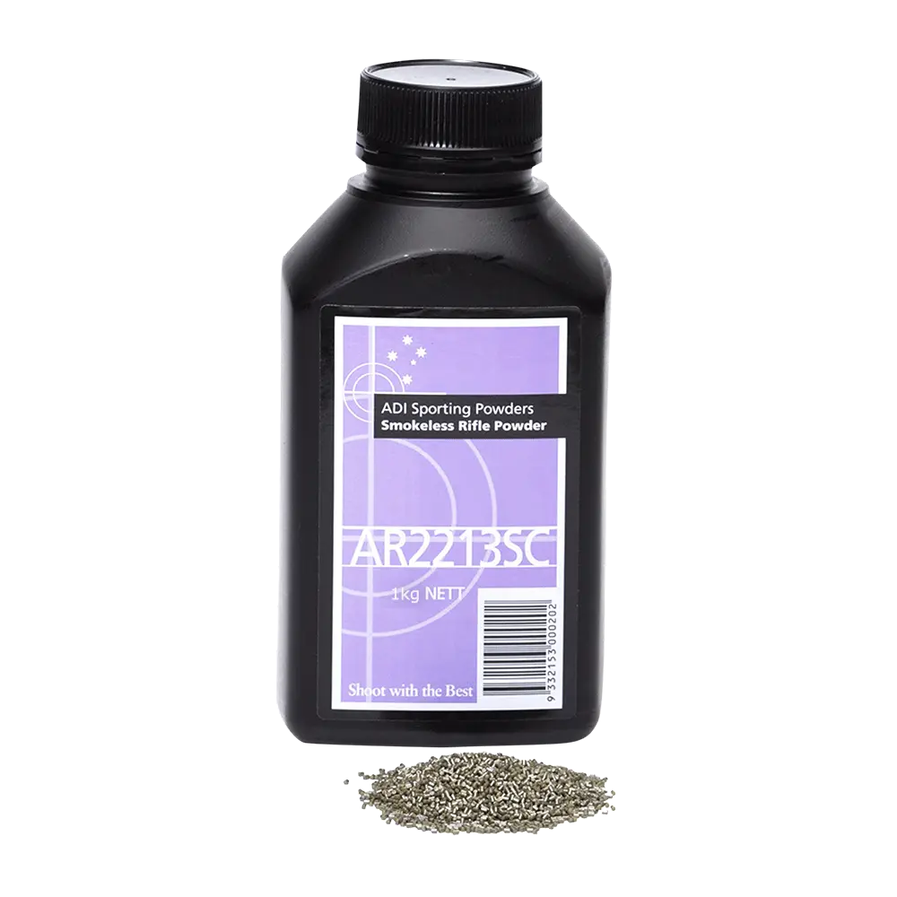 ADI AR2213SC Smokeless Rifle Powder - 1KG 1 ADI AR2213SC Smokeless Rifle Powder - 1KG