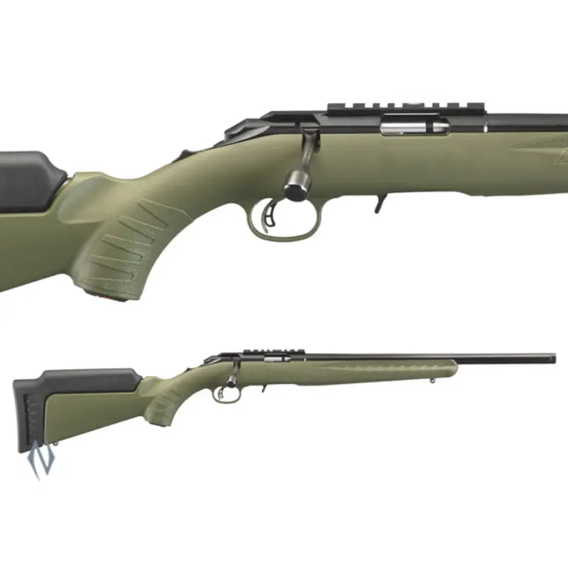 RUGER AMERICAN RIMFIRE 22LR 18" OD GREEN 1 RUGER AMERICAN RIMFIRE 22LR 18" OD GREEN