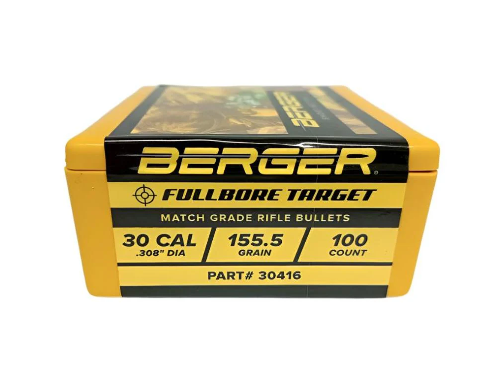 Berger 30 cal 155.5 gr FULLBORE Target 1 Berger 30 cal 155.5 gr FULLBORE Target