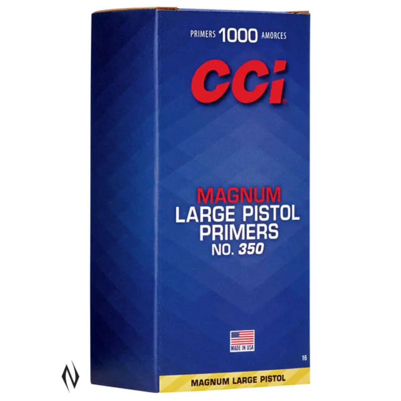CCI PRIMER 350 LARGE PISTOL MAGNUM 1 CCI PRIMER 350 LARGE PISTOL MAGNUM