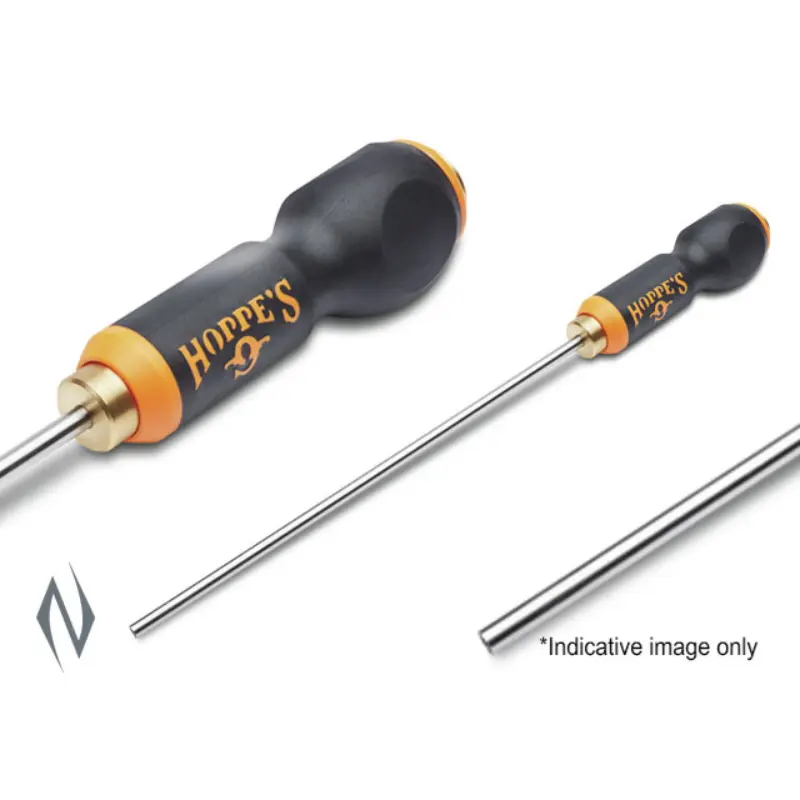 HOPPES CLEANING ROD 1 PIECE STAINLESS 39" 22 CAL 1 HOPPES CLEANING ROD 1 PIECE STAINLESS 39" 22 CAL