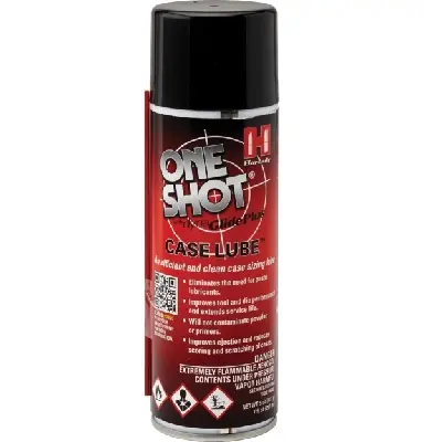 Hornady One Shot Spray Case Lube w/Dyna Glide Plus 10oz 1 Hornady One Shot Spray Case Lube w/Dyna Glide Plus 10oz