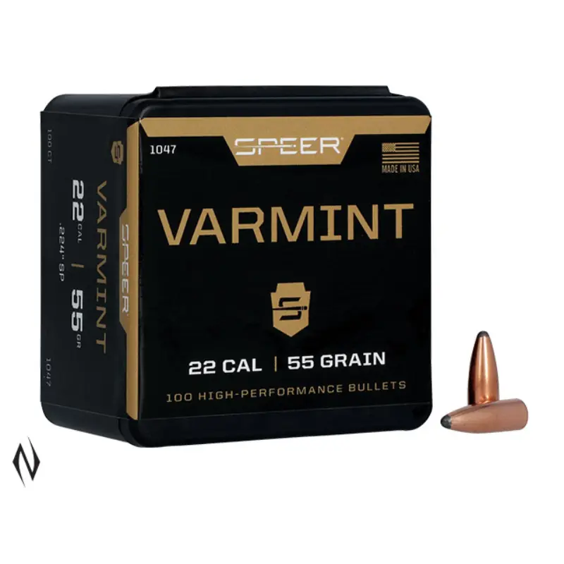 SPEER 224 55GR SPITZER 100PK 1 SPEER 224 55GR SPITZER 100PK