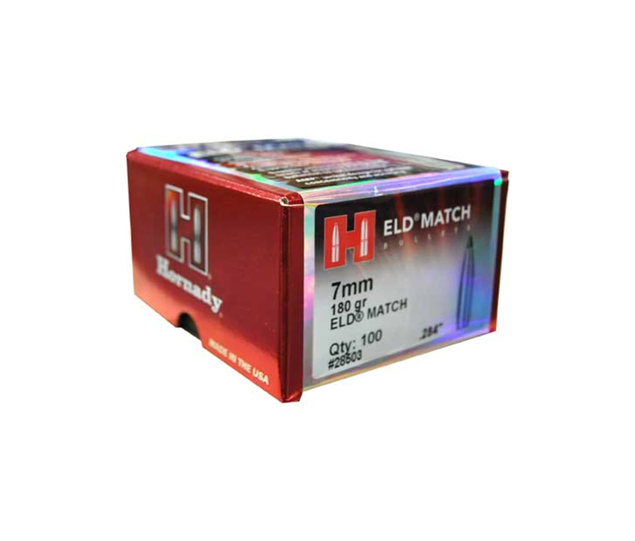 HORNADY 7MM .284 180GR ELD MATCH